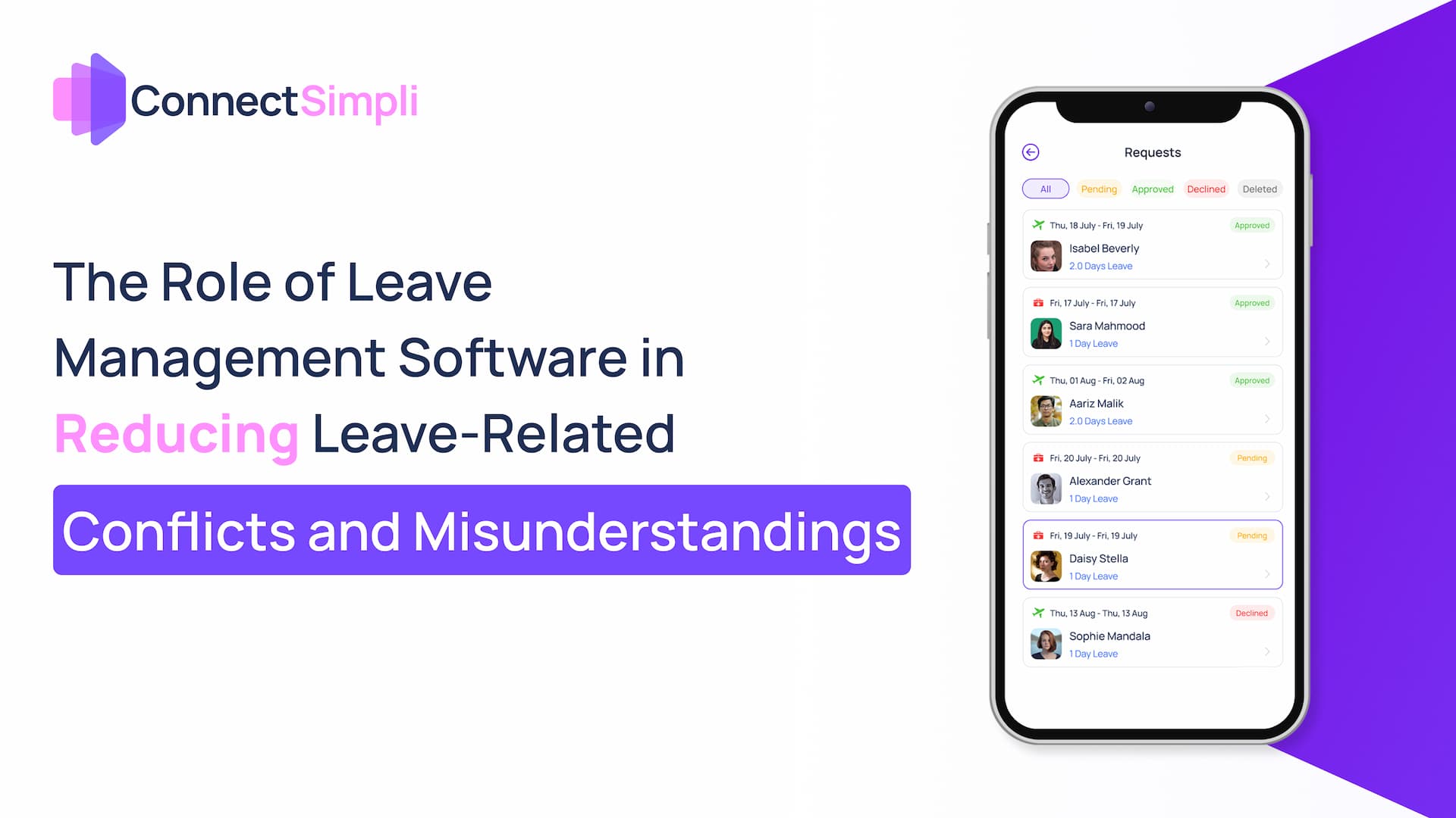 Conflicts and Misunderstantding